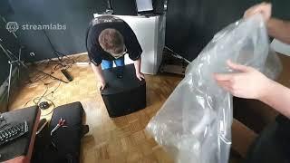 EV EKX-18SP Subwoofer "Unprofessionelles" Unboxing (Stream Clips)