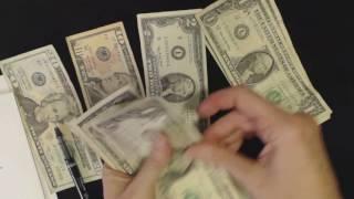 ASMR Soft Spoken ~ Bank Teller / Counting Money (No Talking @ End)