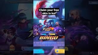 free skin in kof 2nd phase #short #shorts  #mobilelegends  #freeskin