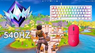 Fortnite Ranked ASMR  (540HZ - 0 PING) Razer Huntsman Mini  Satisfying Keyboard 60 FPS 4K