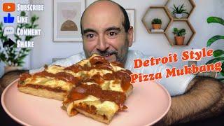 Detroit Style Pizza Mukbang || Ziggy Eats