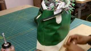 How To Make A Leather Tote Bag Without A Gusset Part 2