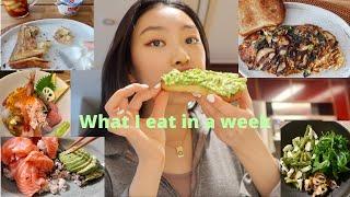 What I eat in a week 