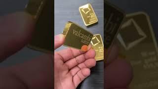 10-Ounce Valcambi Suisse .9999 Gold Bars - Each Bar Valued at $18,000!