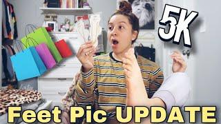 HOW TO SELL FEET PICS UPDATE *SELLING FEET JEWELRY * WE HIT 5K *GIVEAWAY!!!!