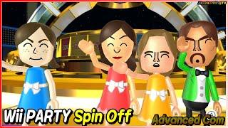 Wii Party - Spin Off (Advanced com) Lucia vs Fumiko vs Gabriele vs Ursula | AlexGamingTV