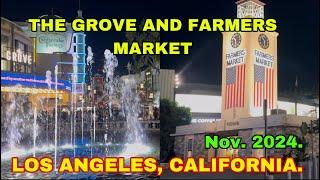 THE GROVE & FARMERS MARKET in LOS ANGELES, CALIFORNIA. Walking Tour #shopping #explore #usa #travel