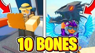 How To GET 10 PREHISTORIC BONE LOCATIONS In Fisch! (Finneus Quest) Roblox