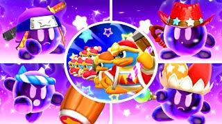 Kirby Fighters Deluxe HD - All Bosses (Very Hard, No Damage) [4K]