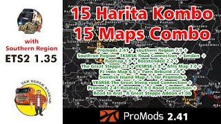 ETS2 1.35 DX11 - Promods - Roextended + YKSRSk + SR ve diğer 10 harita