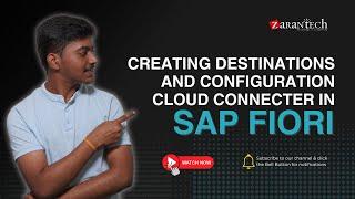 Creating Destinations and Configuration Cloud Connecter in SAP Fiori