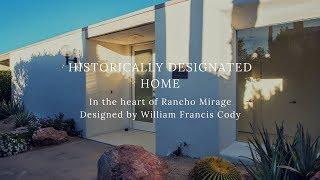 Historically Designated Home in the heart of Rancho Mirage