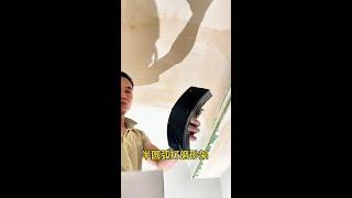 Painter Applying putty | Puttying for renovation #putty 250606