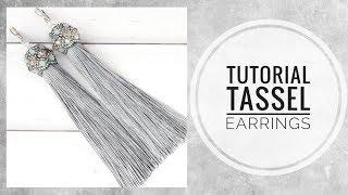 #МК - Серьги-кисти | Оплетение кисточки | #Tutorial - Tassel earrings | The design of tassels