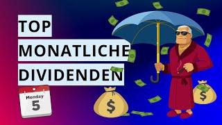 5 Aktien mit MONATLICHER DIVIDENDE 