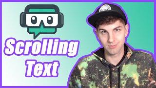 Streamlabs How-To: Add Scrolling Text