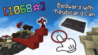 How I Press Spacebar With My INDEX FINGER - Bedwars with Keyboard Cam