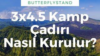 Gazebo Kamp Çadırı Kurulumu, Gazebo Çadır, Katlanır Tente Çadır 300x450cm Gazebo Tente