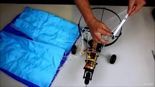 H-King High Performance Paramotor UNBOXING and ASSEMBLY Spektrum setup from Hobbyking