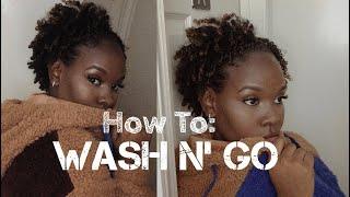 How To: BOMB Wash and Go Natural Hair