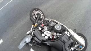 Yamaha Vmax vmax v-max v max 1200 crash