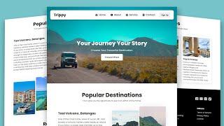 React JS Project - Responsive Tour and Travel Website Beginner React JS