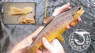 Tying (and fishing) for wild browns on an experimental caddis (Savage River Fly Fishing)