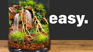 Easy to Make Two Running Waterfalls Terrarium