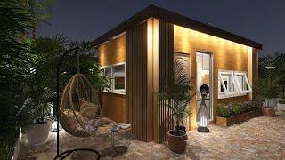 20Sqm Modern Minimalist Eco-Friendly Prefab Modular Tiny Home