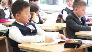 1 сентября. Праздничная линейка в школе 504.