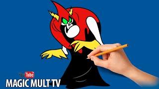 How To Draw And Paint  Lord Hater (Wander Over Yonder) Лорд Злыдень С Приветом По Планетам