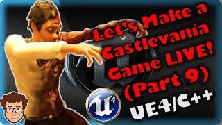 Dealing Damage To AI | Let's Make a Castlevania-Inspired Game in Unreal Engine 4 and C++ | Part 9