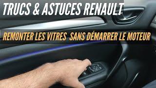 Comment remonter les vitres sans redémarrer le moteur