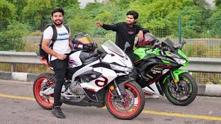 Kawasaki Ninja 650 vs Aprilia RS 457 | Real Road Battle!