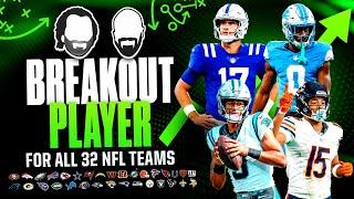 Breakout Player for ALL 32 NFL Teams 2025