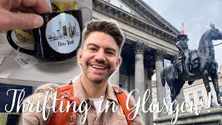 THRIFTING IN GLASGOW, TV FUN & ADVENTURES IN SCOTLAND! | MR CARRINGTON