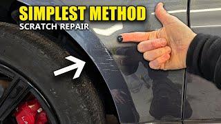 EASIEST way to repair car scratches at home! inc. Metallics! Using a cordless drill! Save Money!