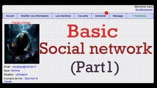 PHP tutorial | Create a simple social network | part1 | By NewDzign