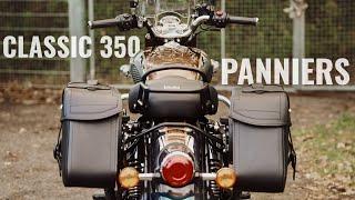 Royal Enfield Classic 350 Leather Panniers