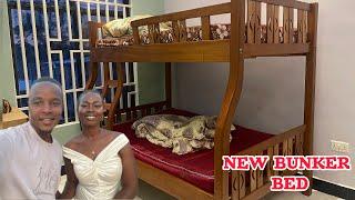 FINALLY  THE NEW TRANSFORMATION OF OUR SONS BEDROOM || NEW FURNITURE  INSTALLATION