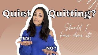 I QUIETLY QUIT my job - here's what happened 