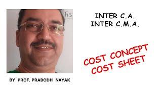 INTER C.A. - COST CONCEPT - COST SHEET