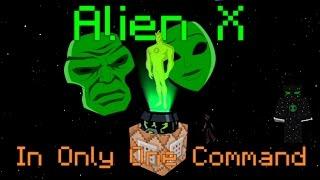 Alien X in Only One Command | Ben 10 Alien in Minecraft