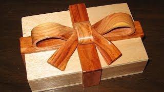 How to make a Scroll Saw Ribbon Box - woodworking project