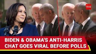 Biden Tells Obama 'Harris Isn't That Strong' | Lip Reader Decodes 'Tense Chat' | US Election