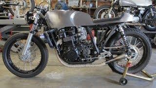 Twinline Motorcycles: The Thorn 1977 Honda CB 550 Kawasaki Ninja Cafe Racer