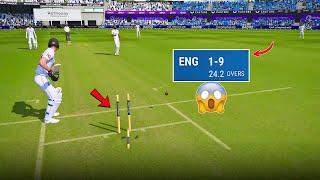Leaving All Balls Untill I Get ALL OUT in Test - And This Happened | IND VS ENG | CRICKET 24