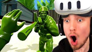 Toy Soldiers Come to LIFE - Plastic Battlegrounds VR