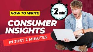 Write a consumer insight in 3 simple steps The 3 W's formula | MatShoreInnovation