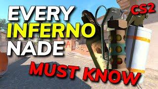 EVERY Nade You MUST KNOW T Side Inferno: The Ultimate CS2 Nades Guide